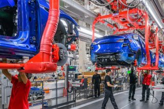 La révision à la hausse du PIB de la zone euro s'explique aussi par un rebond de la croissance en Allemagne, désormais estimée à +0,4% au premier trimestre contre 0,2% estimé en mai dernier. (archives) KEYSTONE/DPA/PATRICK PLEUL